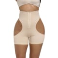 Miniatyrbild 2 av 4: Butt Lifting Byxor Korsett Magkontroll Underkläder Hög midja Bältesspänne Magkontroll Shapewear Dam creamy-white XL