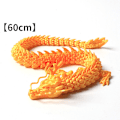 Miniatyrbillede 1 af 8: 3D-printet artikuleret Drage Fisketank landskabsarkitekturdekoration B 60CM