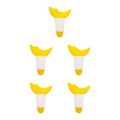 Miniatyrbild 3 av 5: 2/3/5 Multifunktion Eyeliner Stencils Silikon Mall Lazy Yellow 6.9 x 5cm 5Set