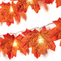 Miniatyrbillede 1 af 5: 1. 6M 40 LED Ahornblad Lys Kæde Juledekoration