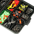 Miniatyrbild 2 av 5: Fiskeredskap Set Jig Krokar Pärlor Sänkare Vikt Snurror Snaps