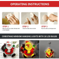 Miniatyrbillede 3 af 5: 2ST Santa Sucker LED-lys Vindue Sucker Lys Fairy String Lys Tracery