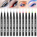 Miniatyrbild 1 av 8: 12 färger Matt Flytande Eyeliner Färgglad Set, Matt Flytande Färgrik Eye-Liner Pen Neonfärgad Eyeliner ögonmakeup, Långvarig Vattentät