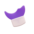 Miniatyrbild 5 av 5: 2/3/5 Multifunktion Eyeliner Stencils Silikon Mall Lazy Purple 5.7 x 5cm 2Set
