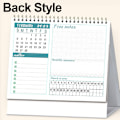 Miniatyrbild 3 av 5: Small Desk Calendar 2023 , Använd till december 2023, Stående Skrivbord Style 5