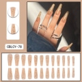 Miniatyrbild 10 av 10: 24st False Nails LongBallerina D-86