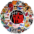 Miniatyrbild 5 av 5: 50 Basket Graffiti Stickers Resväska Gitarr Bil Dator Wate