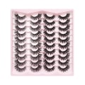 Miniatyrbild 10 av 11: Falska fransar Lösögonfransar Cat-Eye Fransar Faux Mink Fransar Naturligt utseende Fluffiga Wispy fransar som ser ut som förlängningar 10