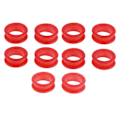 Miniatyrbilde 3 av 5: 1/2/3/5 10x Barber Frisør Saks Fingerring Red 10 pcs 1 Pc