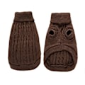 Miniatyrbillede 3 af 5: Kæledyrssweater, Turtleneck Strik Juper Hundetrøje Var frakke Sød hvalp Kattebeklædning brown m