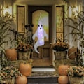 Pikkukuva 4 / 5: Halloween-kummitusviirit LED-valoilla, ulkokäyttöön tarkoitettu pelottava koriste
