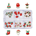 Miniatyrbild 3 av 11: Christmas Nail Charms Nail Art Legering Rhinestones Tillbehör Julserie Blandad Nail Art Dekor för DIY Nails Ornament 1