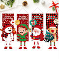Miniatyrbild 5 av 8: Jul Dörrbanner Fönsterskylt Banners STYLE 2 Style 2