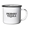 \"Förmodligen Tequila\" emalj kaffemugg