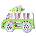 Pikkukuva 3 / 5: Koristeellinen puinen riipus lahjalappu auto puulevy style 1