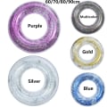 Miniatyrbilde 3 av 10: Transparent Glitter Pool Foats Badering MULTICOLOR multicolor 60
