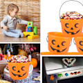 Miniatyrbillede 6 af 6: 6X Halloween-kurve, græskarkurve til at samle Halloween