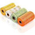 Miniatyrbillede 1 af 5: 4 ruller Mesh Bånd, Metallic Foil Mesh Bånd Metallic Mesh Bånd
