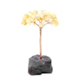 Pikkukuva 4 / 5: 1/2/3/5 Onnenpuu Kodin sisustus Hieno käsityö ja luonnollinen fluorspar+citrine 13cm 5PCS