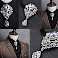Miniatyrbild 5 av 5: Ny Rhinestone Bolo fluga High-end lyxgåvor koreansk version 3