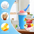 Miniatyrbilde 3 av 7: Pinch Fryser Smoothiekopp Sommer Smoothiekopp (grønn) Grön med lock