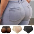Miniatyrbild 7 av 11: Silikon Pad Enhancer Fake Ass Trosa Hip Butt Lifter Black M
