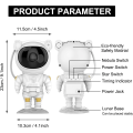 Miniatyrbillede 2 af 5: Astronaut Star Sky projektionslampe, med timer, natlys