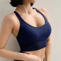 Miniatyrbild 5 av 6: Cloud Hide Fitness Dam port BH exig Yoga Push Up Tank Crop Top tötsäker Underkläder Atletisk Väst Tjej Gym hirt portkläder Red Orange S