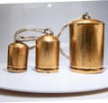Pikkukuva 3 / 5: Vintage lehmänkellot, 3 kpl, rustiikkiset joulukellot