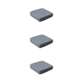 Miniatyrbillede 5 af 5: 1/2/3/5 Vaskbart Støvtæt Betræk Stilfuldt og praktisk Grey 10cm 3PCS