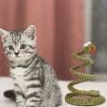 Miniatyrbild 3 av 5: Plysch Cat Squeaky Toy 1st Kitten Supplies Interactive Snake Toy, Long Tail Snake Interactive Toy, Tillbehör för innekatt, present till kattälskare
