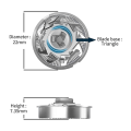 Miniatyrbilde 2 av 3: Erstatningshoder for elektrisk barbermaskin, vanntette blader, 3 stk
