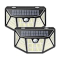 Miniatyrbilde 2 av 4: 2-pakning Solar LED utendørsbelysning med lysreflektor, IP65 vann