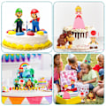 Pikkukuva 2 / 4: 6-pakkauksen Mario Toy Bros Super Dekojuhlatarvikkeet