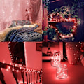 Miniatyrbild 2 av 5: Batteridrivna Red Fairy Lights - 3M 30LEDs