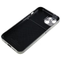 Miniatyrbild 5 av 5: För Iphone 14 Plus Pu Läder + PC Bakre cover Slimt skyddande phone case White