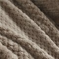 Miniatyrbillede 5 af 5: Dame Dobbelt Varm Hætte Frakke Lang Pels Cardigan Overtøj Jakke Khaki 4XL