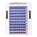 Miniatyrbilde 1 av 4: 90 stk individuelle vippeextensions uten flekker Langvarig effekt Enkeltkluster 10/11/12/13/14 mm for øyenvippeforlengelse 90 clusters