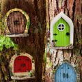 Miniatyrbild 4 av 8: Gnome Fairy Dörrar Set för trädgårdsträd Yard Art Dekoration Gifts 2