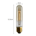 Miniatyrbillede 2 af 5: Edison Pære E27 40w 220v Retro Vintage Edison Pære Glødepærer Vintage Edison Lampe Retro Lys T10 1PCS