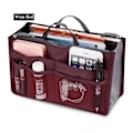 Miniatyrbillede 8 af 9: Multifunktionel organizer håndtaske etui bule