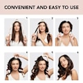 Miniatyrbillede 4 af 5: Satin Heatless Curling Set - Hårruller til Heatless Curling | Varmefrie hårrullere og varme ruller | Hårruller til Sle