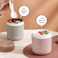 Miniatyrbild 5 av 5: Frukostkopp Kaffe Mugg Mjölkburk Håller varm länge Light Pink/680ML