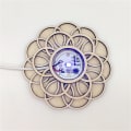 Miniatyrbilde 9 av 10: Crystal Ball Display Stand Crystal Ball Holder VARMT LYS VARM Warm Light