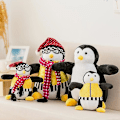Miniatyrbillede 4 af 5: Hugsy Pingvin Plysdyr fra Venner 45 cm - 0.68 kg