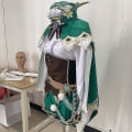 Miniatyrbild 5 av 5: 2023-venti Kostymspel Genshin Impact Anime Tillbehör Rekvisita Peruk Kappa Kostym Halloween-present