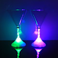 Miniatyrbillede 1 af 5: LED-lysemitterende blinkende vinglas, cocktailvinglødende bæger (5 stk)