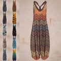 Miniatyrbilde 3 av 3: Kvinner Jumpsuit V-hals Tanktopper Jumpsuiter Løs midje Body 2# XL