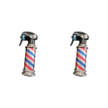 Miniatyrbild 3 av 5: 1/2 Multifunktionell Barber Spray Flaska Retro Stripes för Salong Grey 200ml 2Set