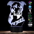 Miniatyrbild 4 av 8: 3D American Smart Flexibel Pit Bull Terrier Barnrumsbord L